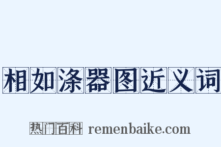 相如涤器图近义词是什么意思的图片
